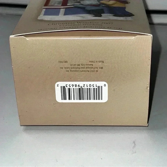 Hallmark Keepsake Christmas Window 2007 Whistle Stop Train Shop Ornament 4” - Picture 3 of 3